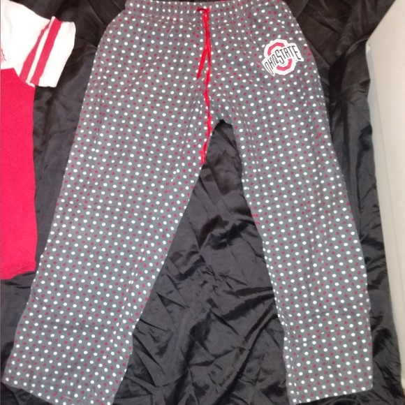 Women's Ohio State Scarlet And Gray Authentic Apparel PJs Top(M) & Pants(S) - Picture 4 of 5